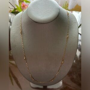 RW & Co. Long  beaded Earrings in Gold colour